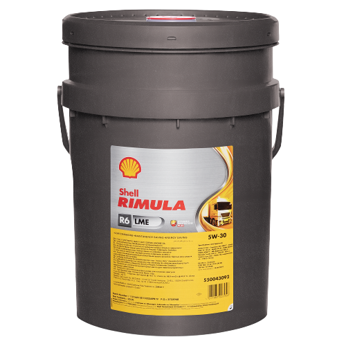 Моторное масло SHELL 5W30 RIMULA R6 LME, 20л